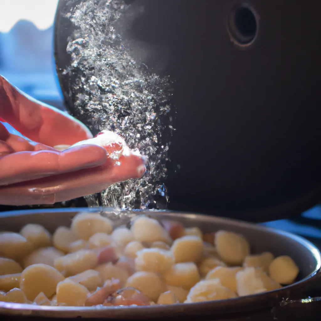 Ile soli wsypać do gotujących się ziemniaków?