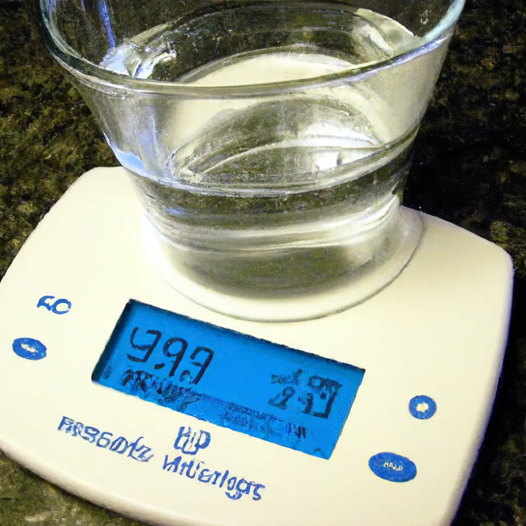 Ile waży litr wody?